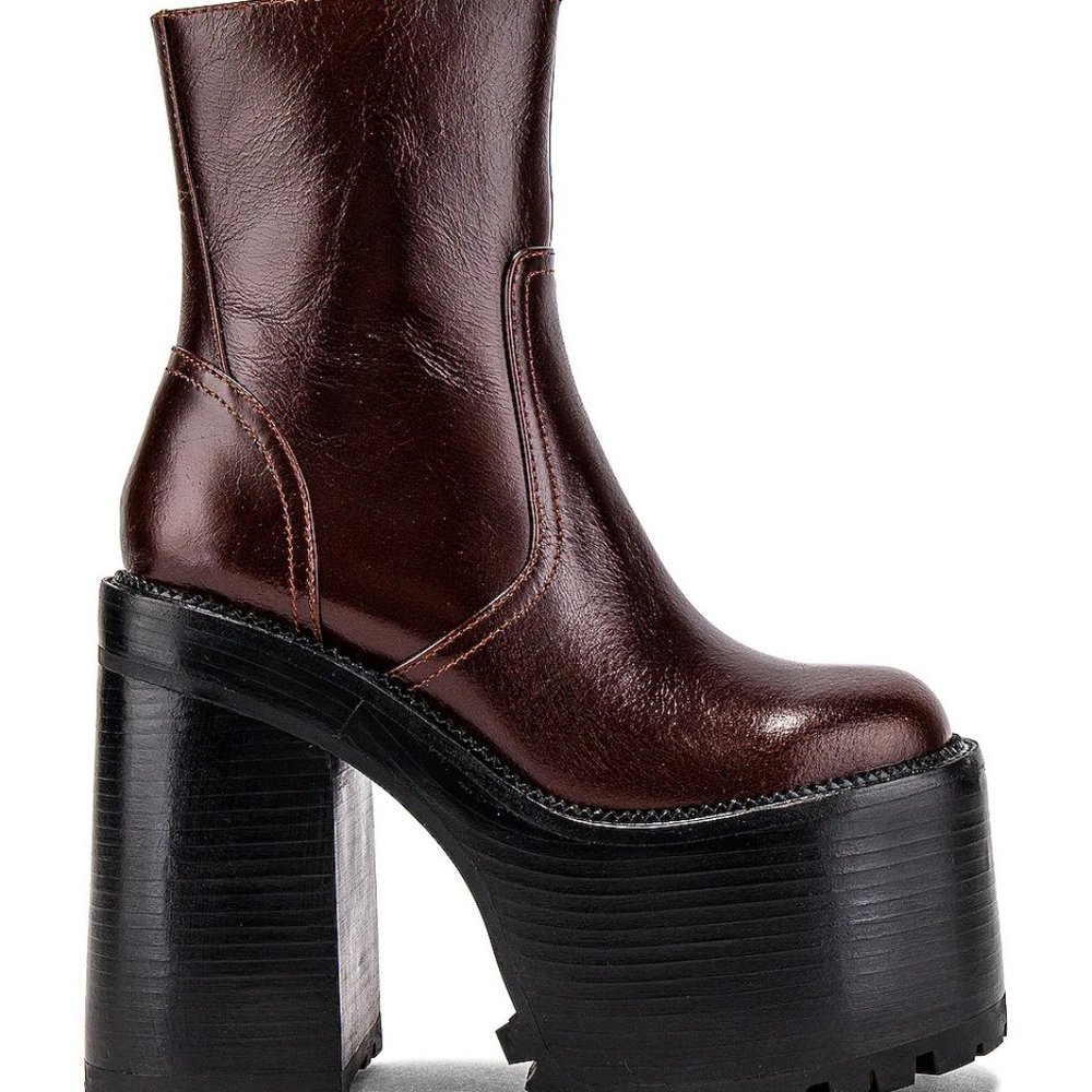 Jeffrey Campbell Deadz Bootie - Brown (Oxblood)